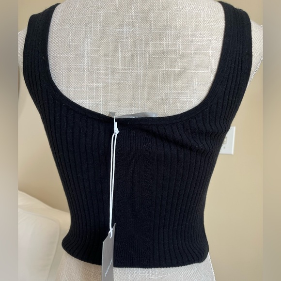 NWT (SET OF 2) Black & Off-White Everlane The Cotton Merino Cami (SOLD OUT)!!! - Picture 14 of 16